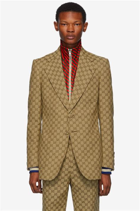 mens gucci suit|gucci warm up suits men.